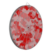 Red Camo Dartboard Dartbord (Voorkant Links)