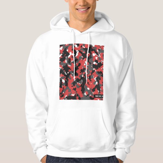 Red Camo Digital Tech Hoodie (Voorkant)