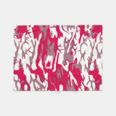 Red Camo Fleece Deken (Voorkant (Horizontaal))