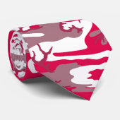Red Camo Stropdas (Opgerold)