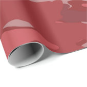 Red Camo Wrapping Paper Cadeaupapier (Rol Hoek)