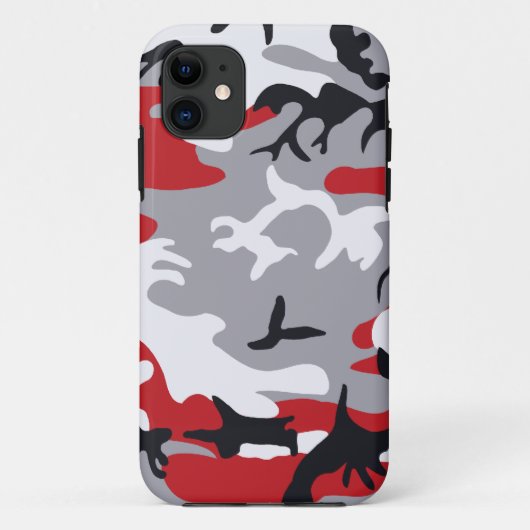 Red Camouflage Barely Daar™ iPhone 5 Hoesje (Achterkant)