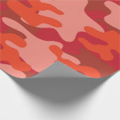 Red Camouflage Cadeaupapier (Hoek)