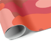 Red Camouflage Cadeaupapier (Rol Hoek)