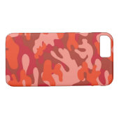 Red Camouflage Case-Mate iPhone Case (Achterkant (Horizontaal))