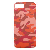Red Camouflage Case-Mate iPhone Case (Achterkant)