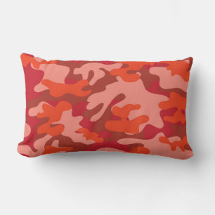 Red Camouflage Kussen