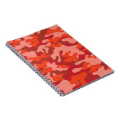 Red Camouflage Notitieboek (Rechterzijde)