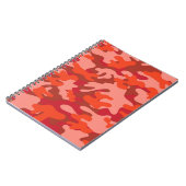Red Camouflage Notitieboek (Linkerzijde)