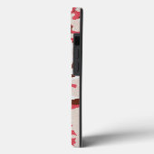Red camouflage patroonpatroon Hoesje-Mate iPhone c Case-Mate iPhone Case (Achterkant / Links)
