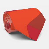 Red Camouflage Stropdas (Opgerold)