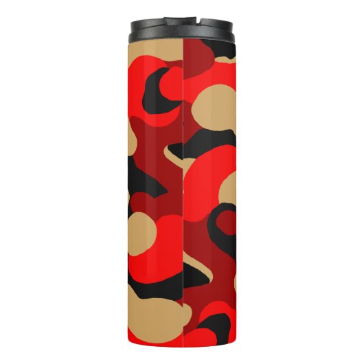 Red Camouflage Thermosbeker (Achterkant)