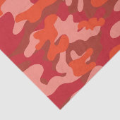 Red Camouflage Tissuepapier (Detail)