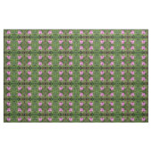 Red Campion Wuildflower Patterned Fabric Stof (Yard (91,4 cm))