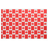 Red Canada Maple Leaf Flag Custom Fabric Stof (Fat Quarter)