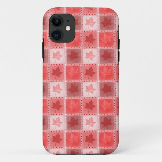 Red Canadian Maple Case-Mate iPhone Case (Achterkant)