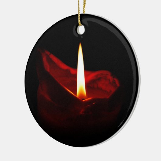 Red Candle Ornament (Links)