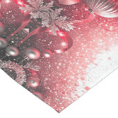 Red Candles Christmas Holiday Table Runner Medium Tafelloper (Hoek)