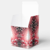 Red Candles Decorative Christmas Holiday Favor Box Bedankdoosjes (Geopend)