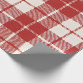 Red Candy Cane Cadeaupapier (Hoek)