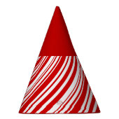 Red Candy Cane Party pet Feesthoedjes (Rechts)