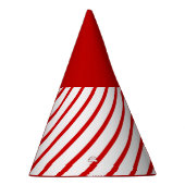 Red Candy Cane Party pet Feesthoedjes (Rechts)