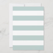 Red Candy Cane Stripes Moderne Foto Vakantie Kaart (Achterkant)