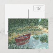 Red Canoe Briefkaart (Voorkant / Achterkant)
