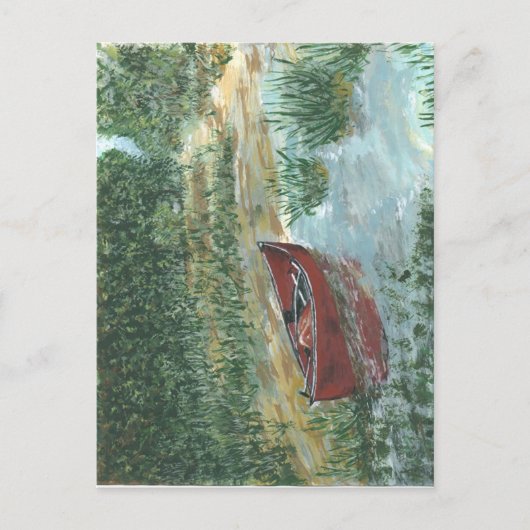 Red Canoe Briefkaart (Voorkant)