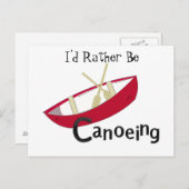Red Canoe Briefkaart (Voorkant / Achterkant)