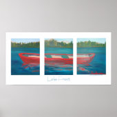 Red Canoe Print (Voorkant)