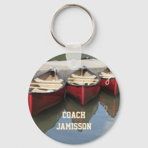 Red Canoes Coach Persoonlijke Sleutelhanger (Sleut