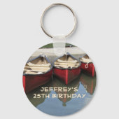 Red Canoes Personalized Sleutelhanger (Sleutelhang (Voorkant)