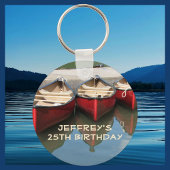 Red Canoes Personalized Sleutelhanger (Sleutelhang