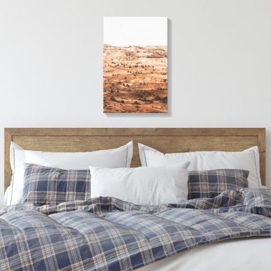 Red Canyon landschap Canvas Afdruk (Insitu (Slaapkamer))