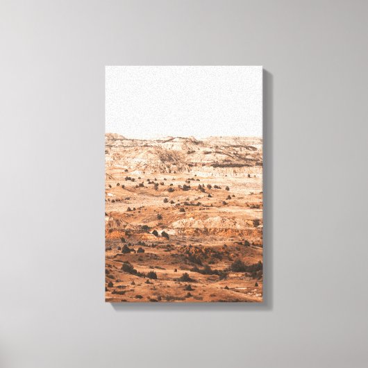 Red Canyon landschap Canvas Afdruk (Voorkant)