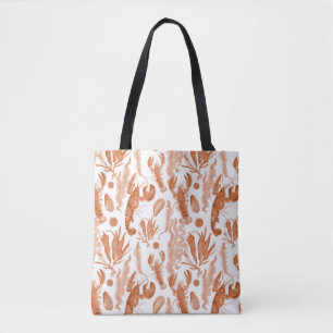 Red Cape Lobster-Tas Tote Bag