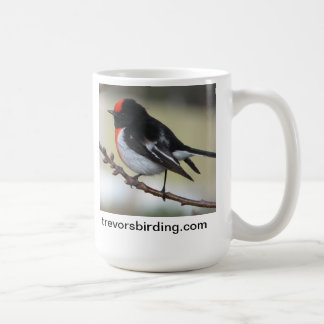 Red Capped Robin Koffiemok