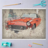 Red Car 20x30-decoupage Tissuepapier (Craft)