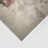 Red Car 20x30-decoupage Tissuepapier (Detail)