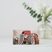 Red Car Business van de  Classic Collector Visitekaartje (Staand voorkant)