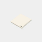 Red Car Racing Emoji Post-it® Notes (Schuin)