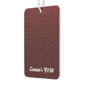 Red Carbon Fiber Style Luchtverfrisser (Links)