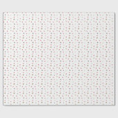 Red Cardinal Bird Christmas Cadeaupapier (Vlak)