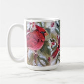 RED CARDINAL BIRD CHRISTMAS KOFFIEMOK (Links)