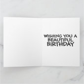 RED CARDINAL BIRTHDAY WENSKAART KAART (Binnen)