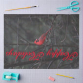 Red Cardinal Designer Tissue Paper Tissuepapier (Craft)
