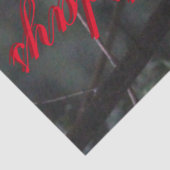 Red Cardinal Designer Tissue Paper Tissuepapier (Detail)