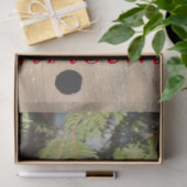 Red Cardinal Rustic Charm Tissue Tissuepapier (Geschenk)