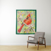 red cardinal wandkleed (In situ)